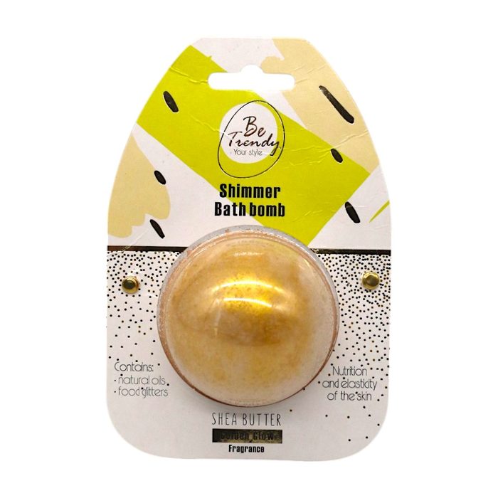 Бомбочка для ванни Be Trendy Golden Glow 100 г